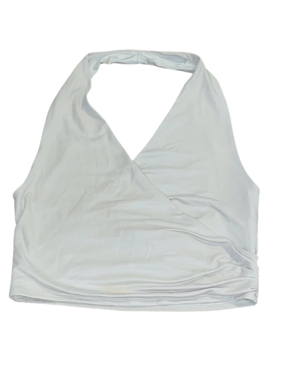 Guess EcoVero Beige Wrap Halter Tank Top XL Extra Large NWT Kenzie